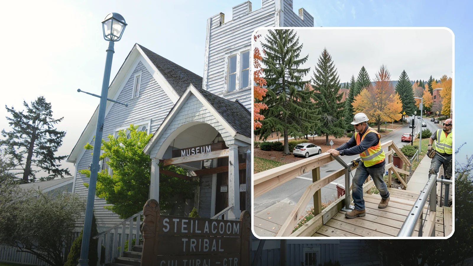 Handrail Installation in Steilacoom, Pierce County, WA - We install code-compliant handrails and guardrails at stairs, ramps, and elevated public surfaces.