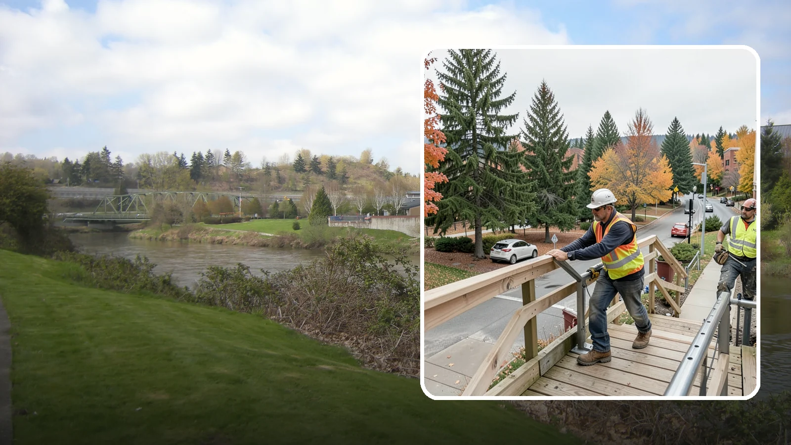 Handrail Installation in Tukwila, King County, WA - We install code-compliant handrails and guardrails at stairs, ramps, and elevated public surfaces.