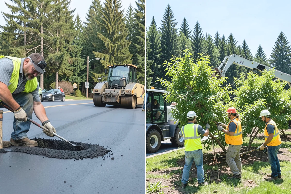 Hazard Tree Inspections in Bonney Lake, Pierce County, WA - Intake of flagged trees from staff, residents, or patrols
