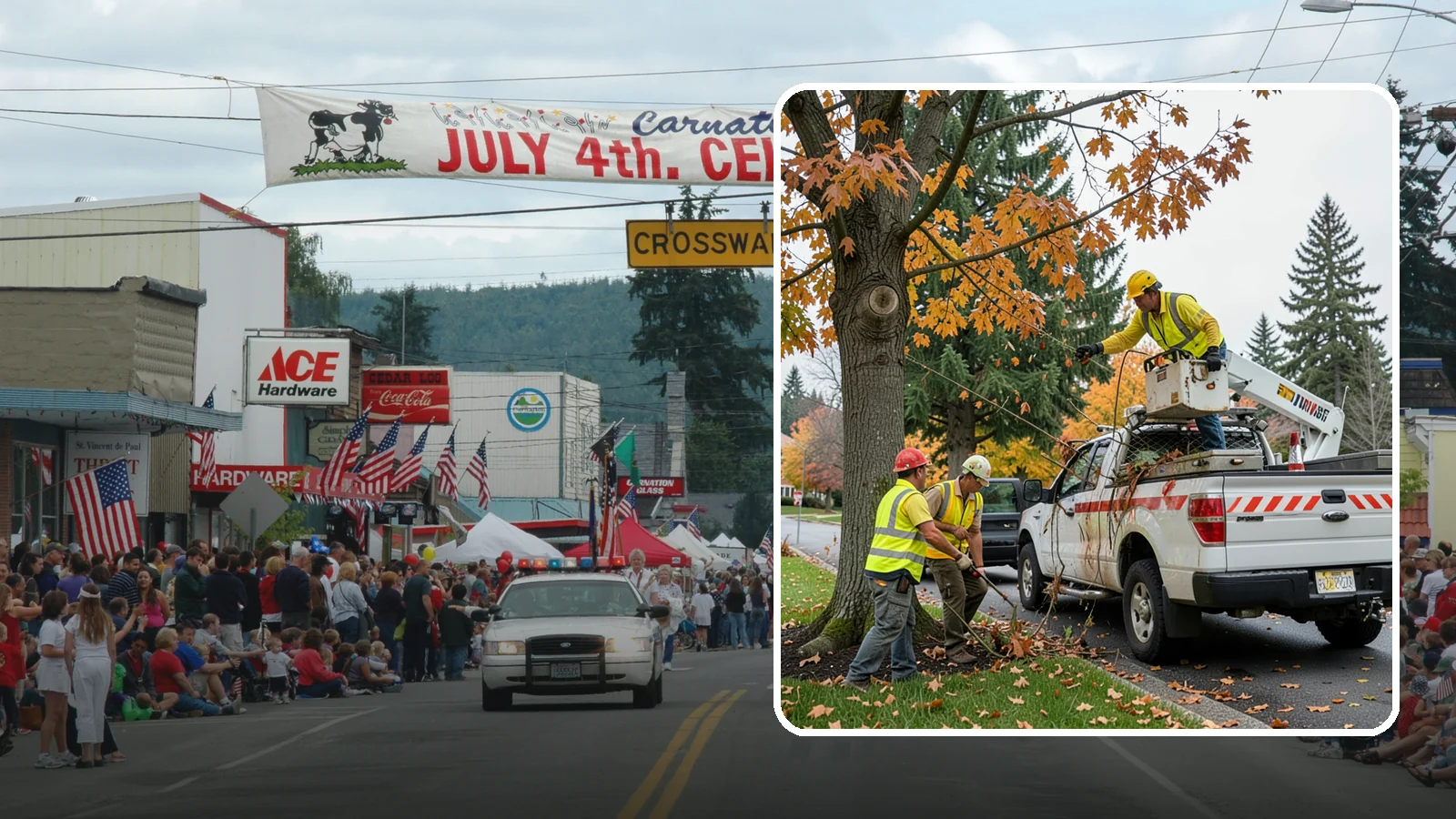 Hazard Tree Inspections in Carnation, King County, WA - Field inspections of suspect public trees by certified arborists to identify defects and recommend mitigation before failure...