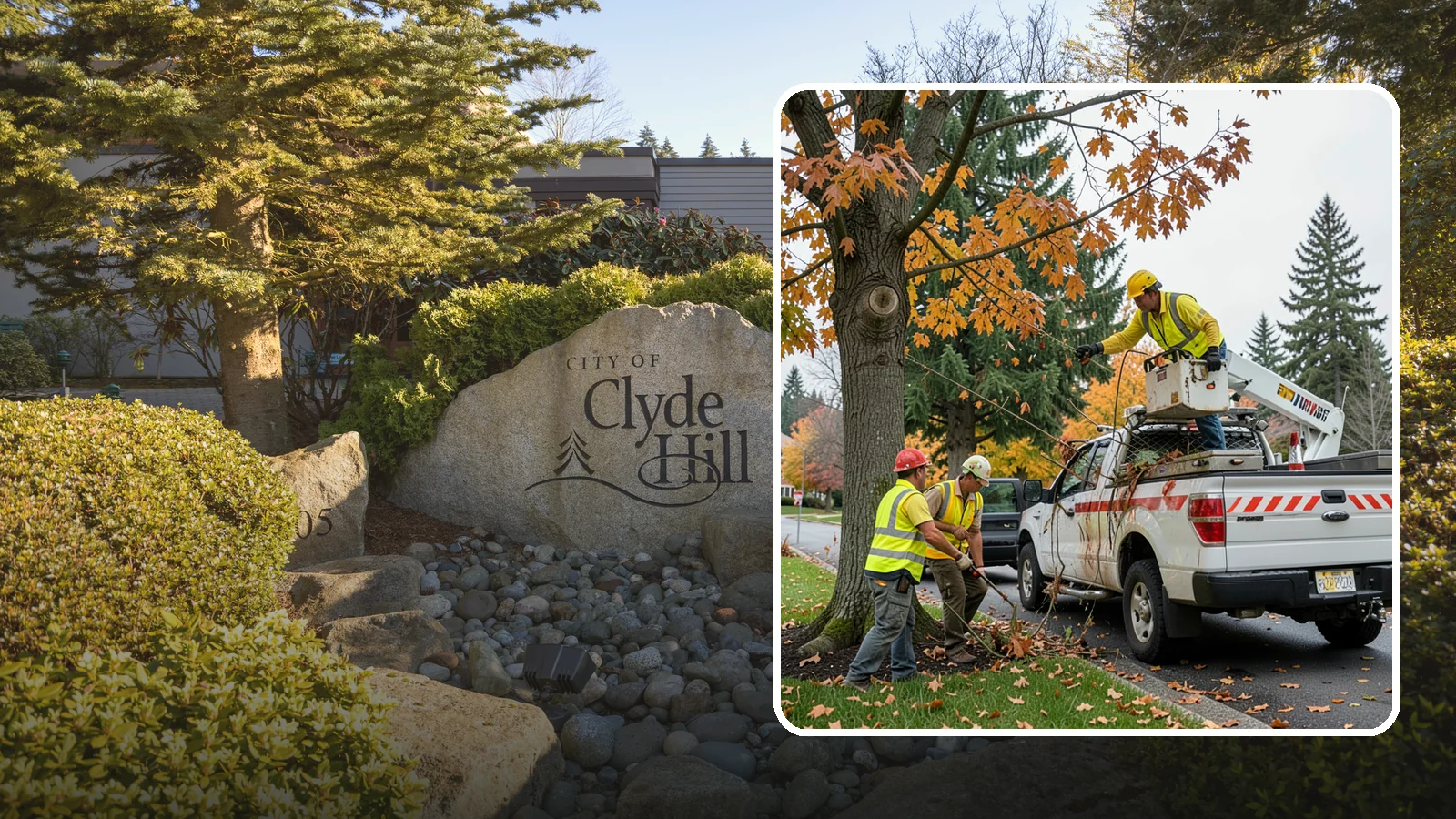 Hazard Tree Inspections in Clyde Hill, King County, WA - Field inspections of suspect public trees by certified arborists to identify defects and recommend mitigation before failure...