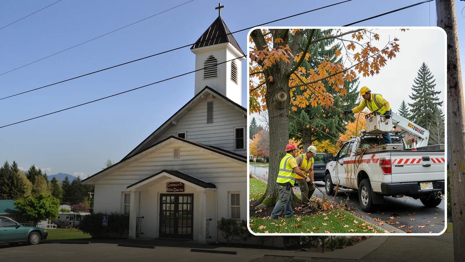 Hazard Tree Inspections in Concrete, Skagit County, WA - Field inspections of suspect public trees by certified arborists to identify defects and recommend mitigation before failure...