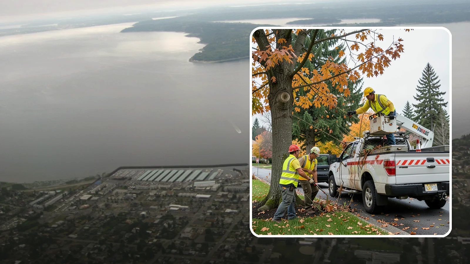 Hazard Tree Inspections in Des Moines, King County, WA - Field inspections of suspect public trees by certified arborists to identify defects and recommend mitigation before failure...