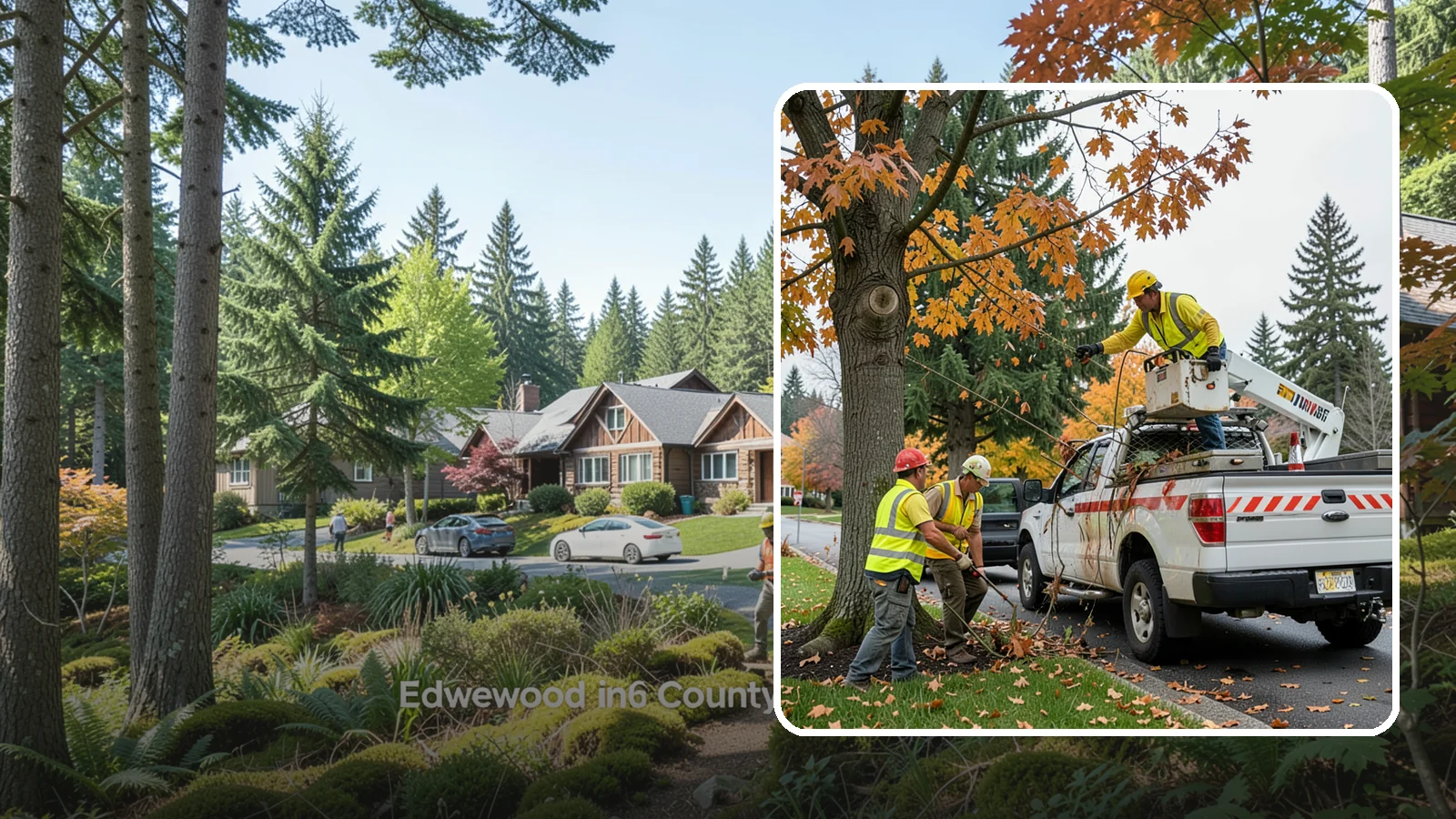 Hazard Tree Inspections in Edgewood, Pierce County, WA - Field inspections of suspect public trees by certified arborists to identify defects and recommend mitigation before failure...