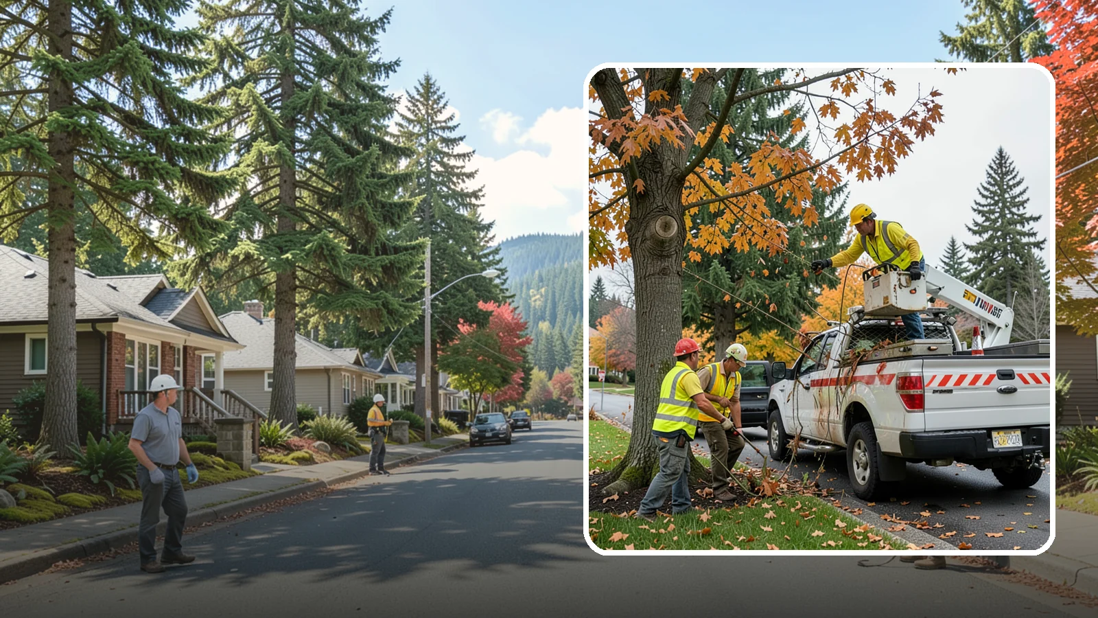 Hazard Tree Inspections in Hunts Point, King County, WA - Field inspections of suspect public trees by certified arborists to identify defects and recommend mitigation before failure...