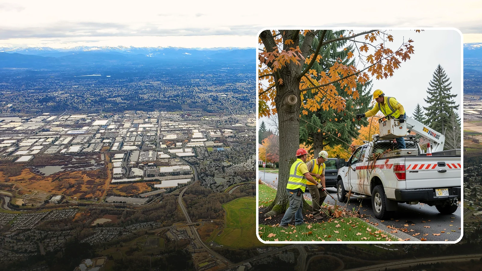 Hazard Tree Inspections in Kent, King County, WA - Field inspections of suspect public trees by certified arborists to identify defects and recommend mitigation before failure...