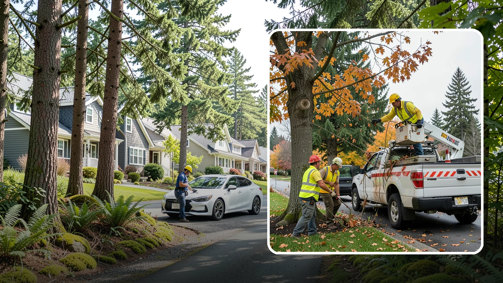 Hazard Tree Inspections in Normandy Park, King County, WA - Field inspections of suspect public trees by certified arborists to identify defects and recommend mitigation before failure...