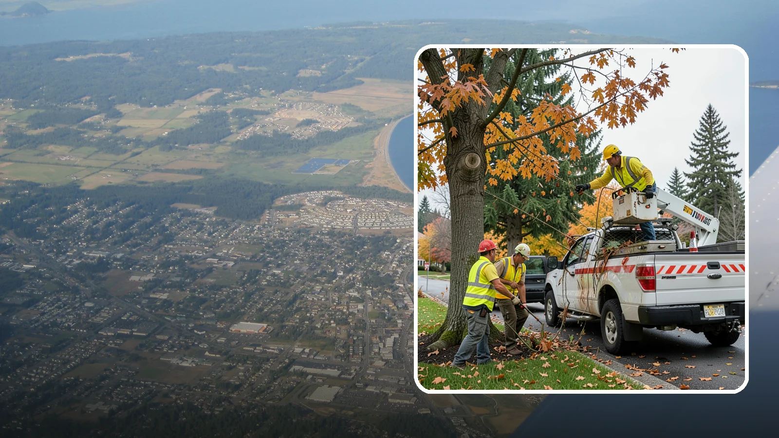 Hazard Tree Inspections in Oak Harbor, Island County, WA - Field inspections of suspect public trees by certified arborists to identify defects and recommend mitigation before failure...
