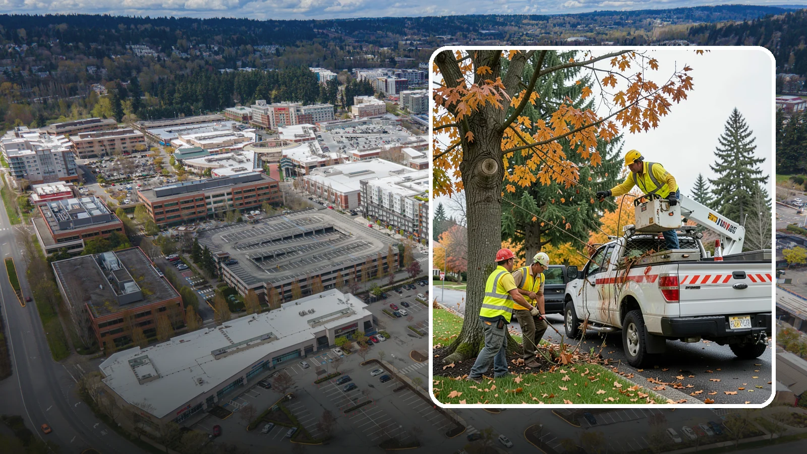 Hazard Tree Inspections in Redmond, King County, WA - Field inspections of suspect public trees by certified arborists to identify defects and recommend mitigation before failure...