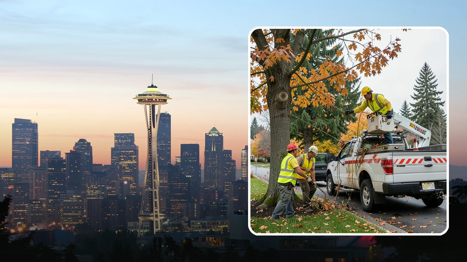 Hazard Tree Inspections in Seattle, King County, WA - Field inspections of suspect public trees by certified arborists to identify defects and recommend mitigation before failure...