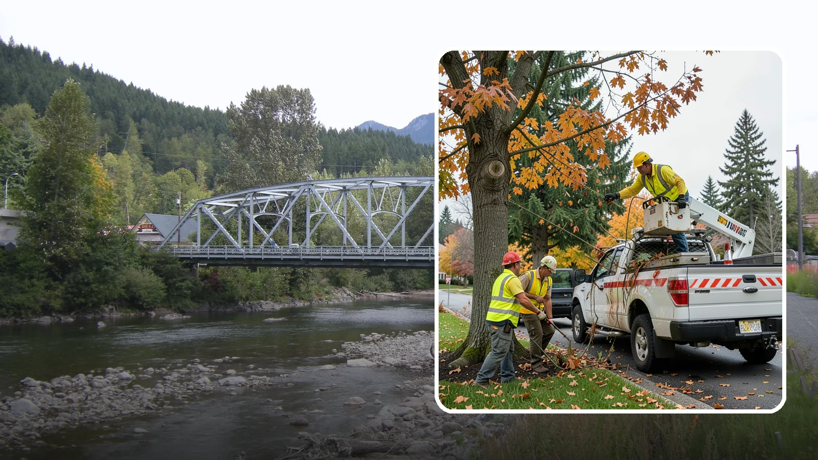 Hazard Tree Inspections in Skykomish, King County, WA - Field inspections of suspect public trees by certified arborists to identify defects and recommend mitigation before failure...