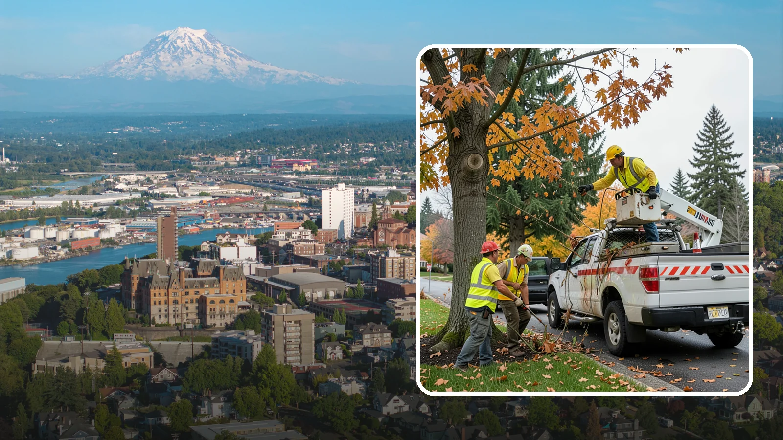 Hazard Tree Inspections in Tacoma, Pierce County, WA - Field inspections of suspect public trees by certified arborists to identify defects and recommend mitigation before failure...