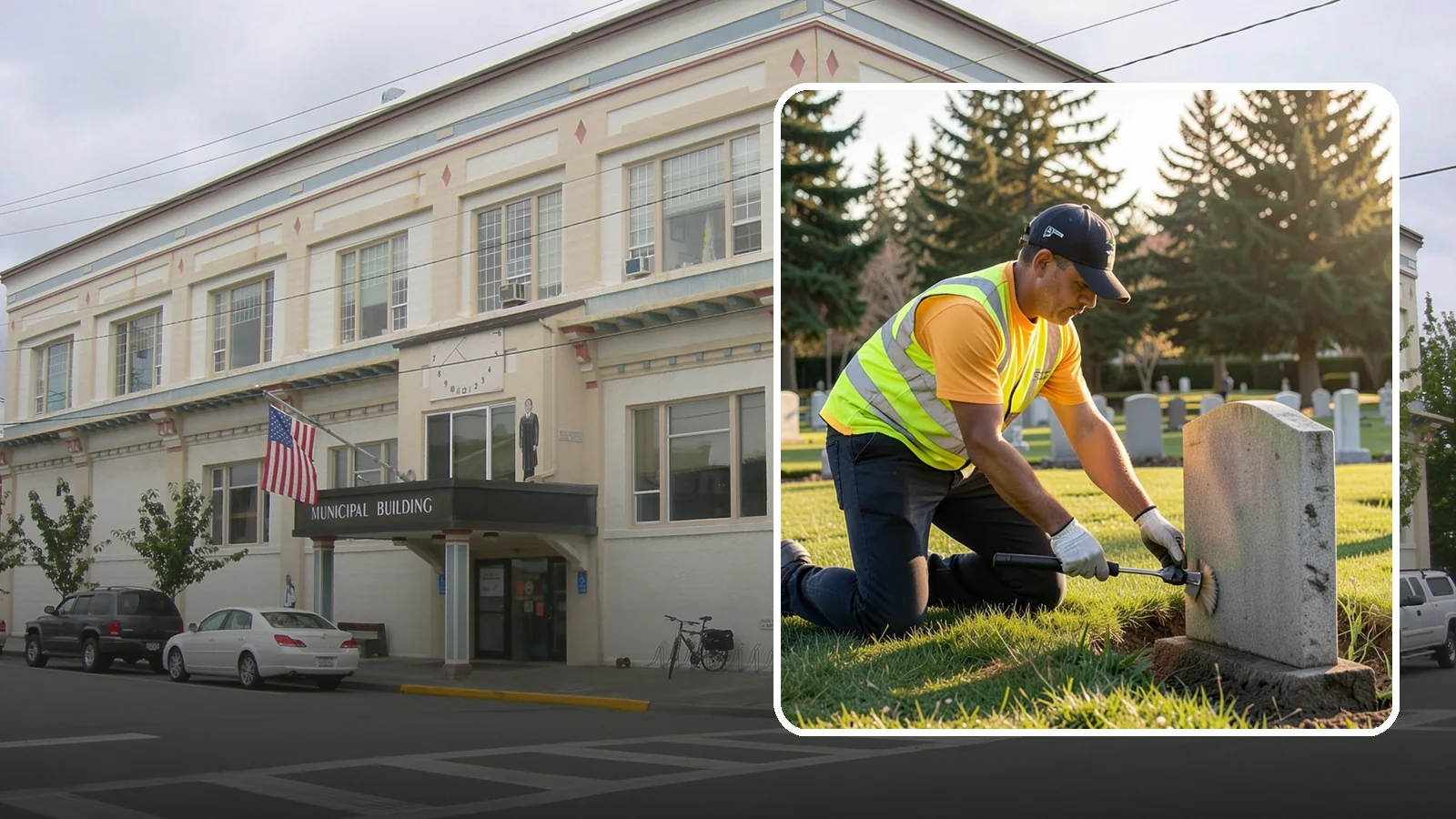 Headstone Cleaning in Anacortes, Skagit County, WA - Gentle, professional cleaning of headstones and grave markers for Western Washington cemeteries.