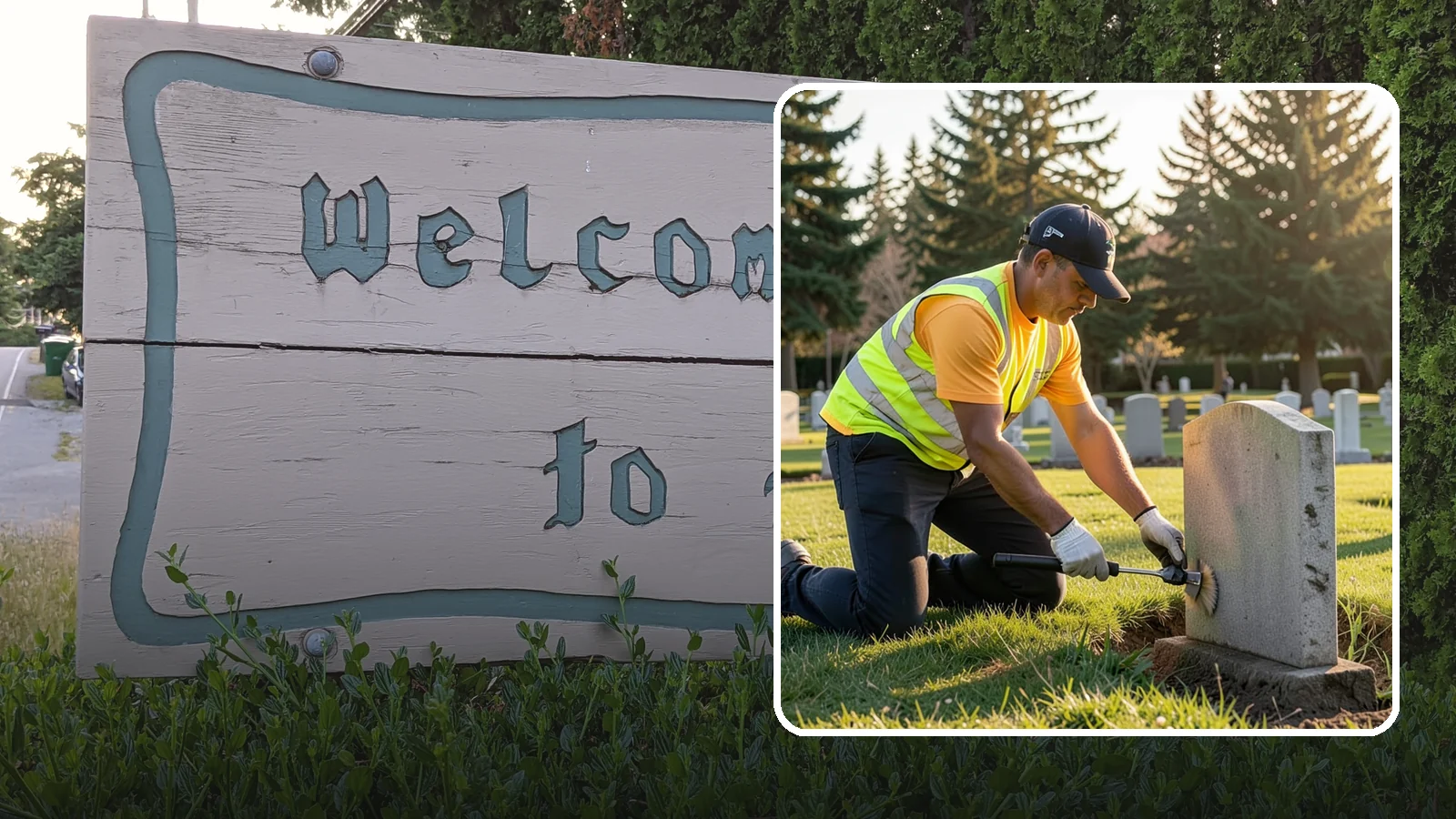 Headstone Cleaning in Brier, Snohomish County, WA - Gentle, professional cleaning of headstones and grave markers for Western Washington cemeteries.