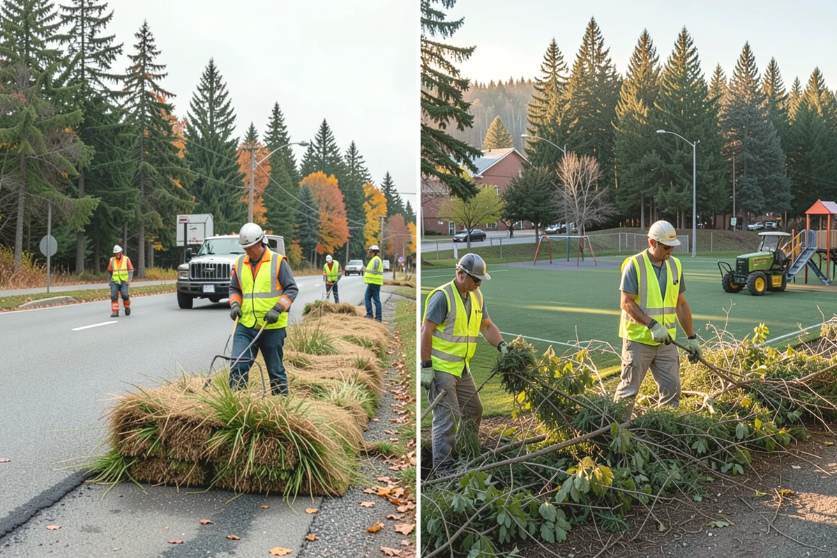 Headstone Cleaning in Burien, King County, WA - Assess marker material and condition before treatment
