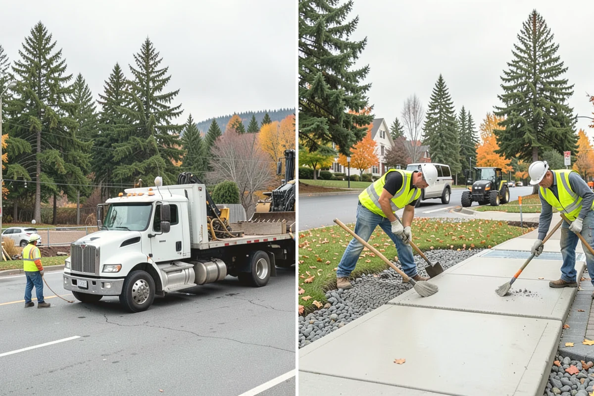 Headstone Cleaning in Burlington, Skagit County, WA - Assess marker material and condition before treatment