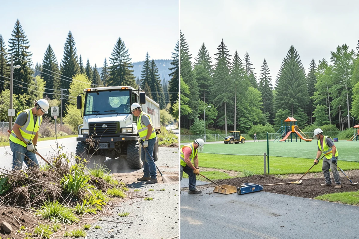 Headstone Cleaning in Carbonado, Pierce County, WA - Assess marker material and condition before treatment