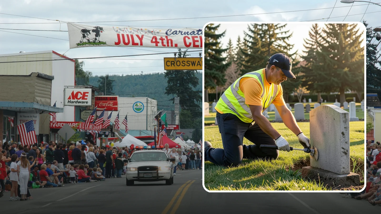 Headstone Cleaning in Carnation, King County, WA - Gentle, professional cleaning of headstones and grave markers for Western Washington cemeteries.