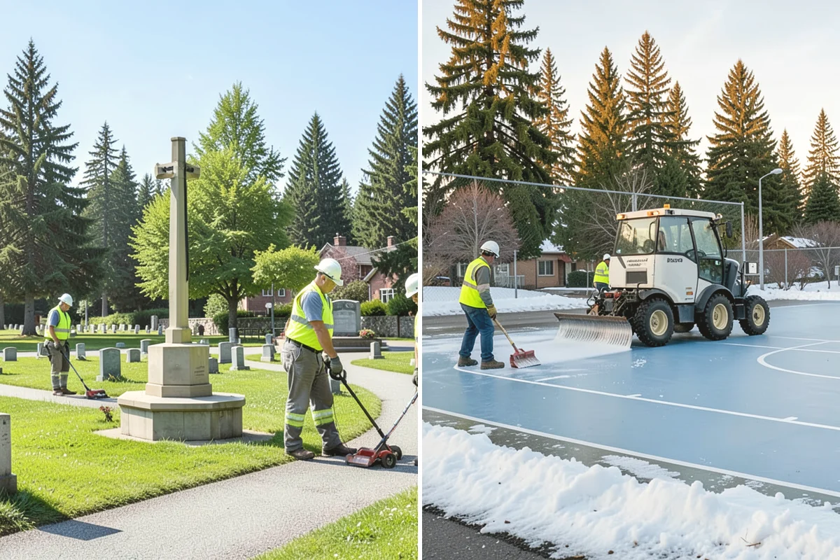 Headstone Cleaning in Duvall, King County, WA - Assess marker material and condition before treatment