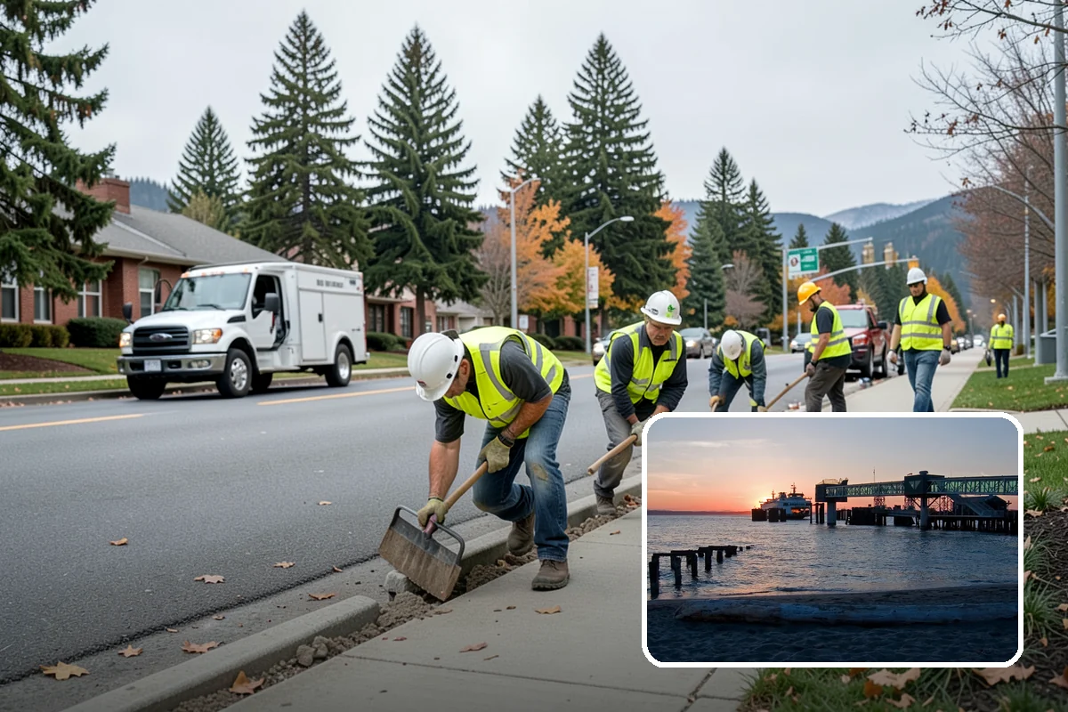 Headstone Cleaning in Edmonds, Snohomish County, WA - Conservation-safe methods that protect aging stone