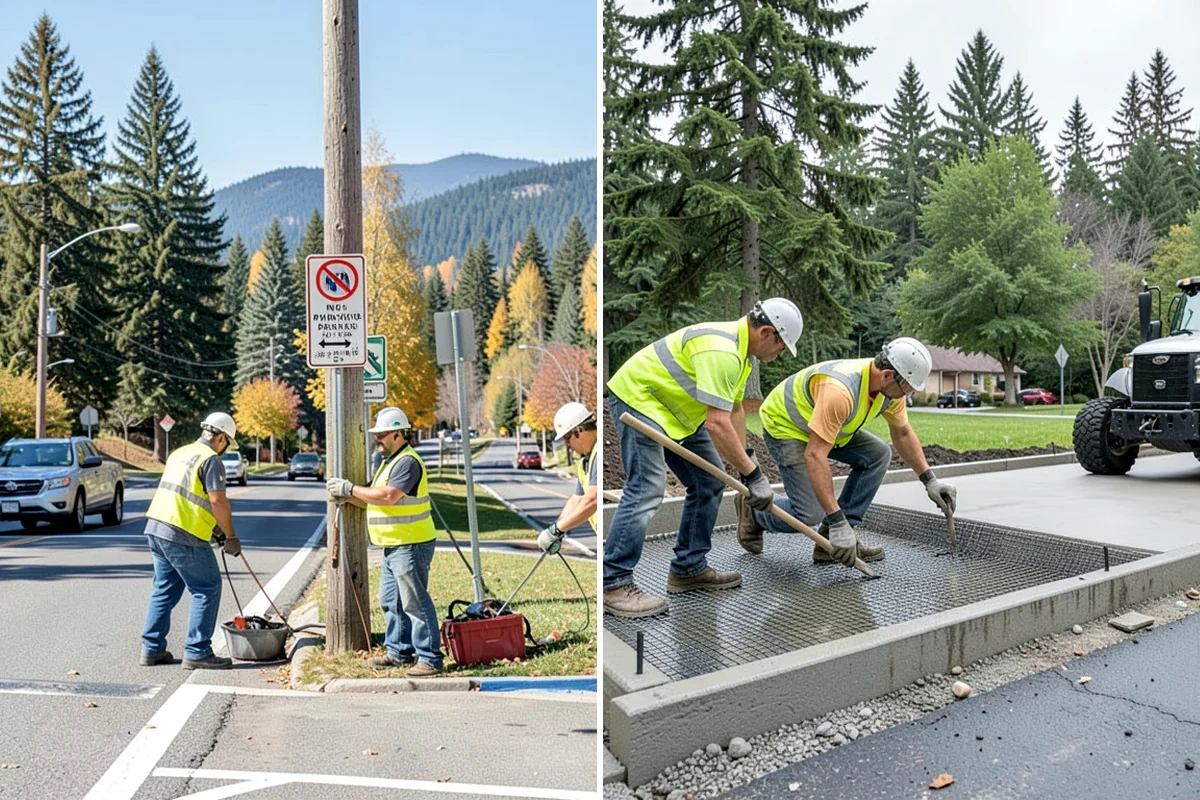 Headstone Cleaning in Federal Way, King County, WA - Assess marker material and condition before treatment