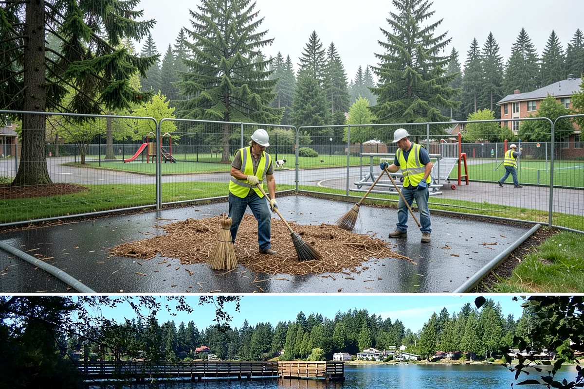 Headstone Cleaning in Federal Way, King County, WA - Drier summer months offer ideal conditions for cleaning and allowing markers to fully dry between steps.