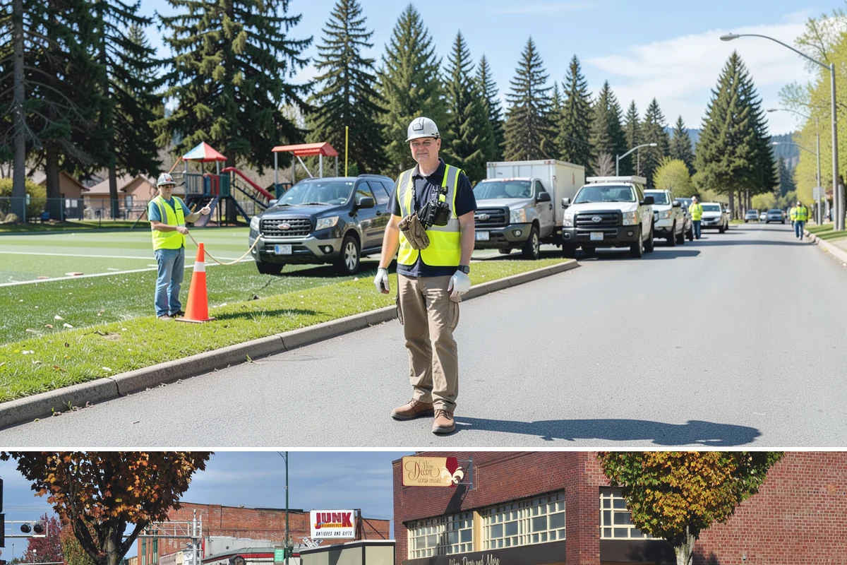 Headstone Cleaning in Puyallup, Pierce County, WA - Drier summer months offer ideal conditions for cleaning and allowing markers to fully dry between steps.
