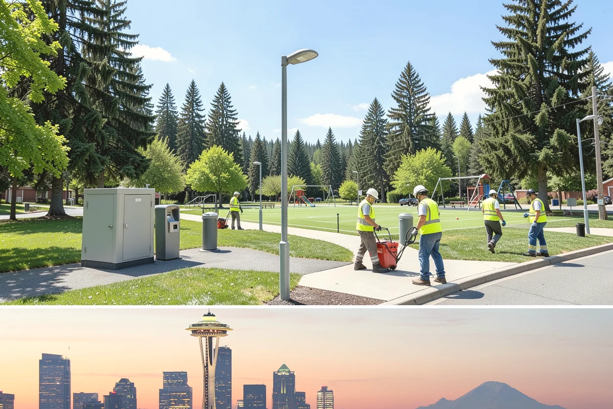 Headstone Cleaning in Seattle, King County, WA - Drier summer months offer ideal conditions for cleaning and allowing markers to fully dry between steps.