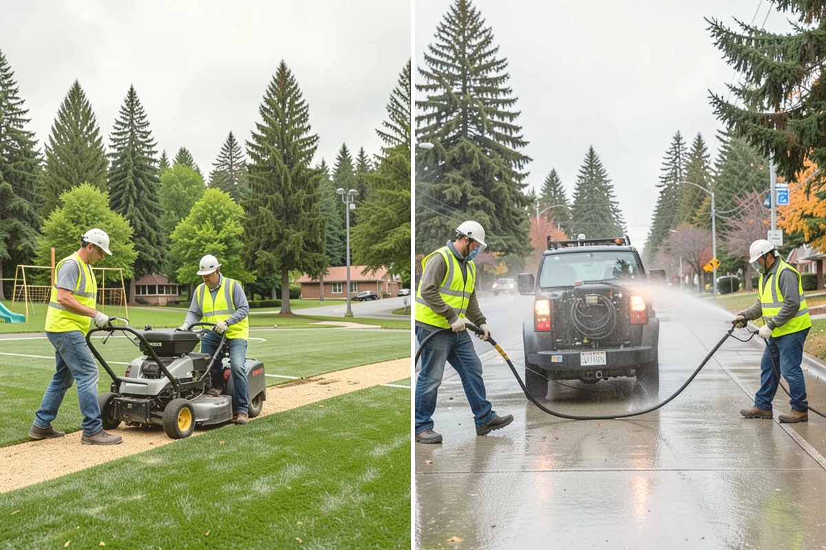 Headstone Cleaning in Stanwood, Snohomish County, WA - Assess marker material and condition before treatment