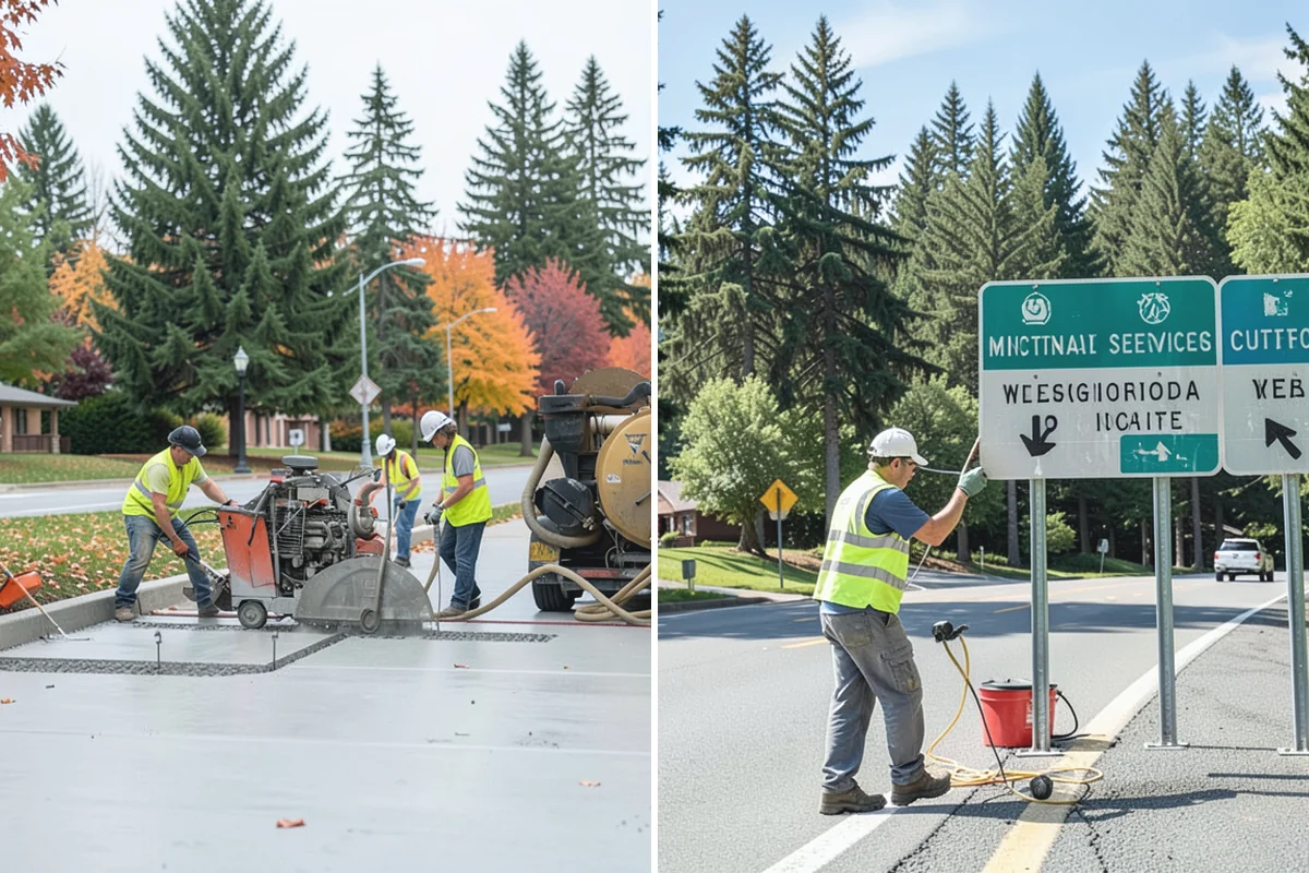 Headstone Cleaning in Woodinville, King County, WA - Assess marker material and condition before treatment