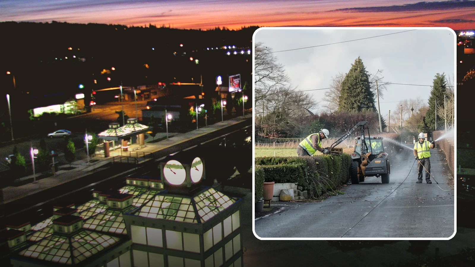 Hedge Trimming in Auburn, King County, WA - Precise hedge trimming that maintains clean lines, healthy density, and clear sightlines on public property.