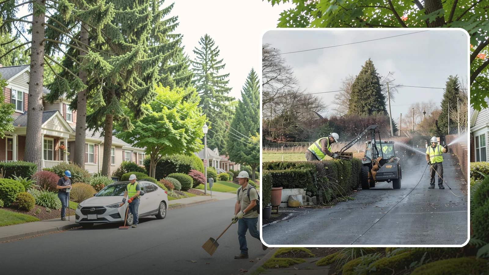 Hedge Trimming in Beaux Arts Village, King County, WA - Precise hedge trimming that maintains clean lines, healthy density, and clear sightlines on public property.