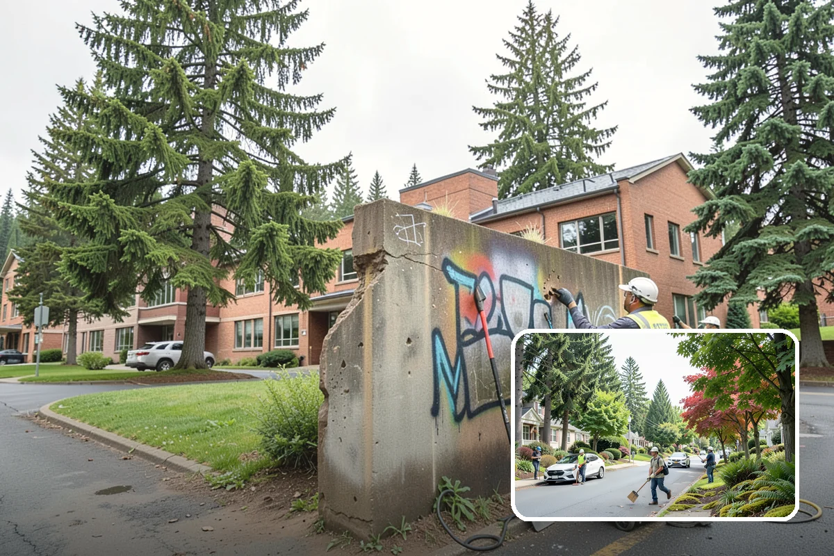 Hedge Trimming in Beaux Arts Village, King County, WA - Clean, uniform hedge lines at prominent locations