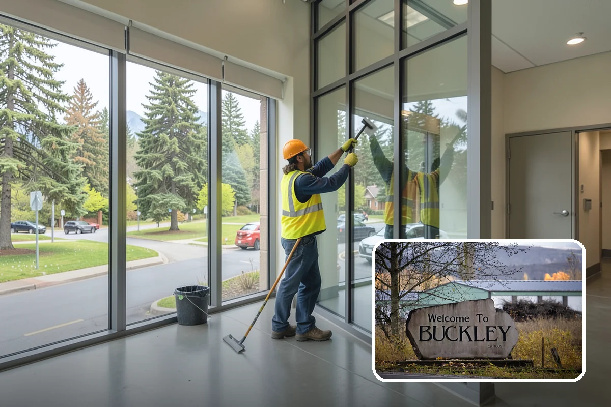 Hedge Trimming in Buckley, Pierce County, WA - Clean, uniform hedge lines at prominent locations