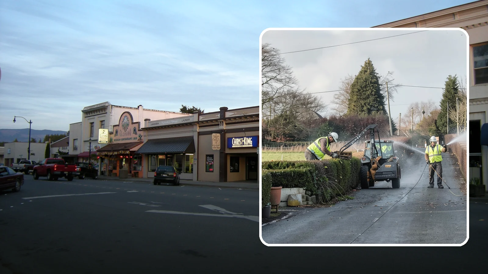 Hedge Trimming in Burlington, Skagit County, WA - Precise hedge trimming that maintains clean lines, healthy density, and clear sightlines on public property.