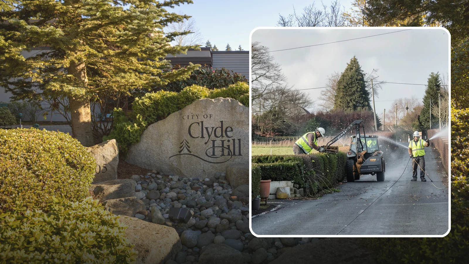 Hedge Trimming in Clyde Hill, King County, WA - Precise hedge trimming that maintains clean lines, healthy density, and clear sightlines on public property.