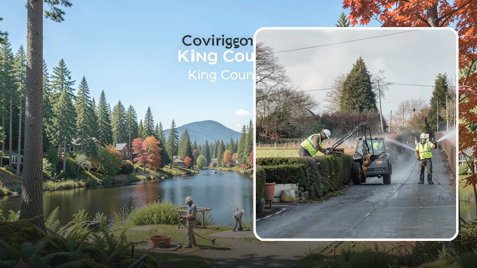 Hedge Trimming in Covington, King County, WA - Precise hedge trimming that maintains clean lines, healthy density, and clear sightlines on public property.