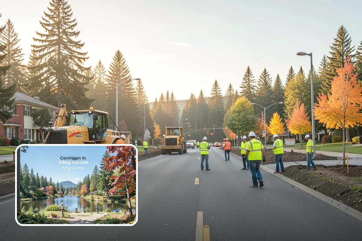Hedge Trimming in Covington, King County, WA - Clean, uniform hedge lines at prominent locations