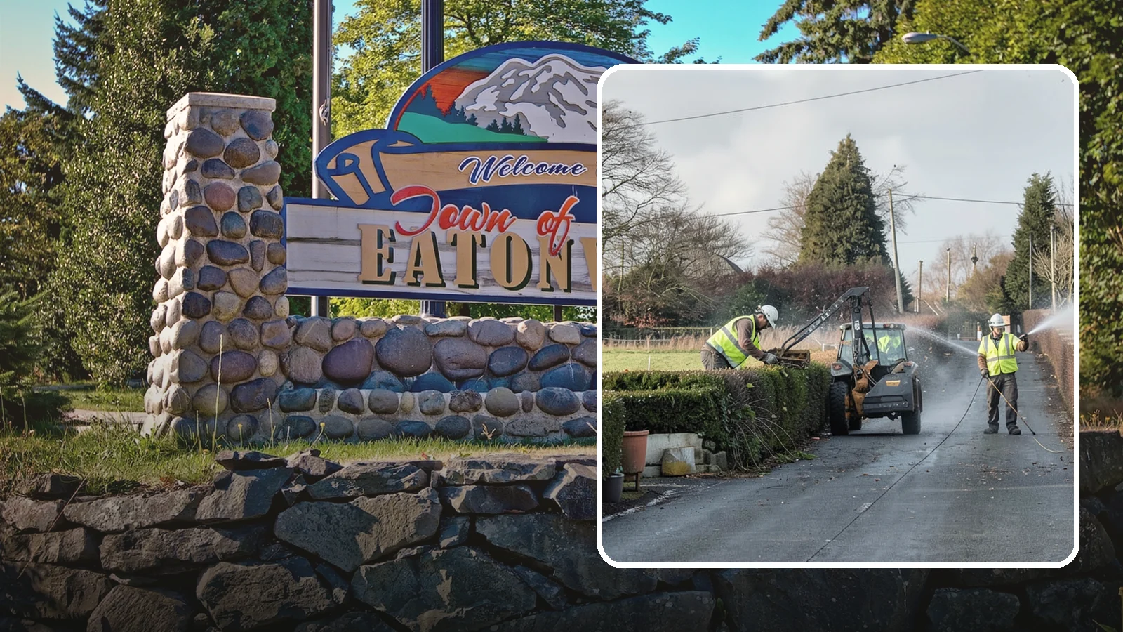 Hedge Trimming in Eatonville, Pierce County, WA - Precise hedge trimming that maintains clean lines, healthy density, and clear sightlines on public property.