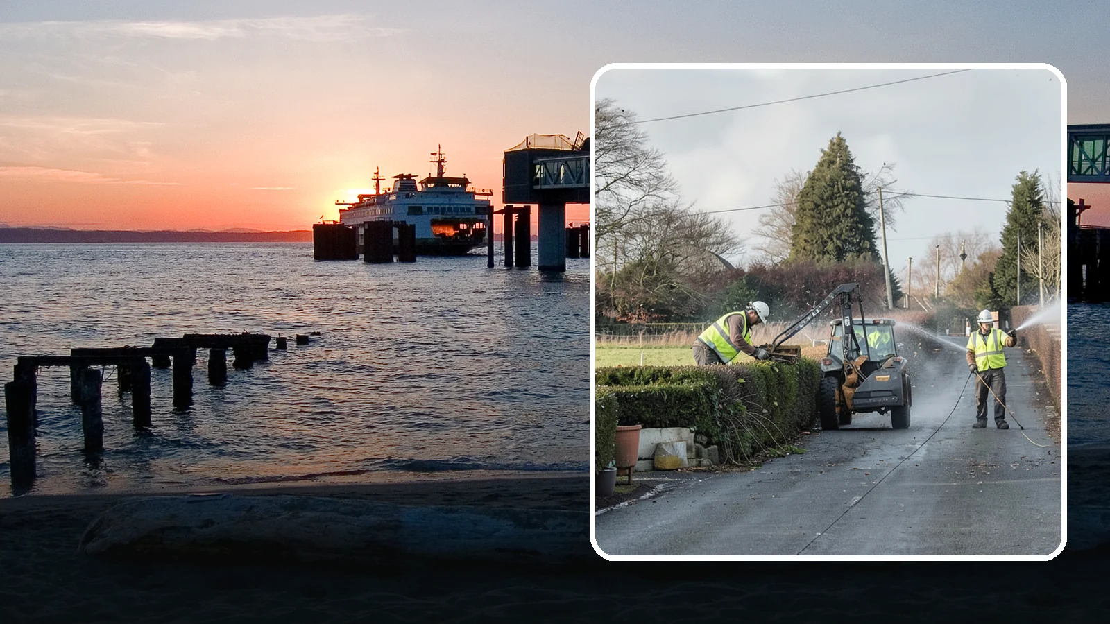 Hedge Trimming in Edmonds, Snohomish County, WA - Precise hedge trimming that maintains clean lines, healthy density, and clear sightlines on public property.