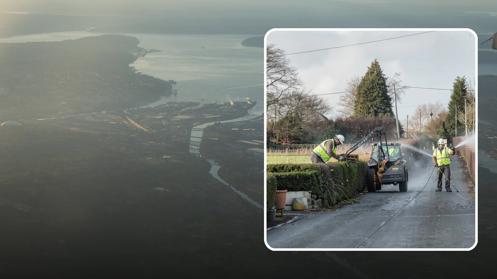 Hedge Trimming in Fife, Pierce County, WA - Precise hedge trimming that maintains clean lines, healthy density, and clear sightlines on public property.
