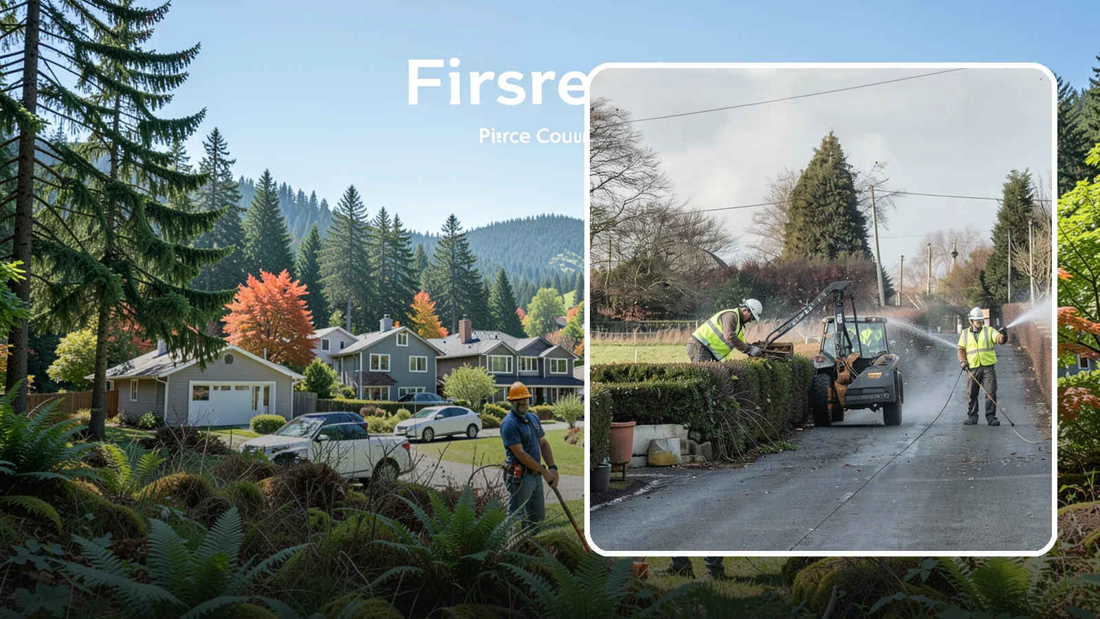 Hedge Trimming in Fircrest, Pierce County, WA - Precise hedge trimming that maintains clean lines, healthy density, and clear sightlines on public property.
