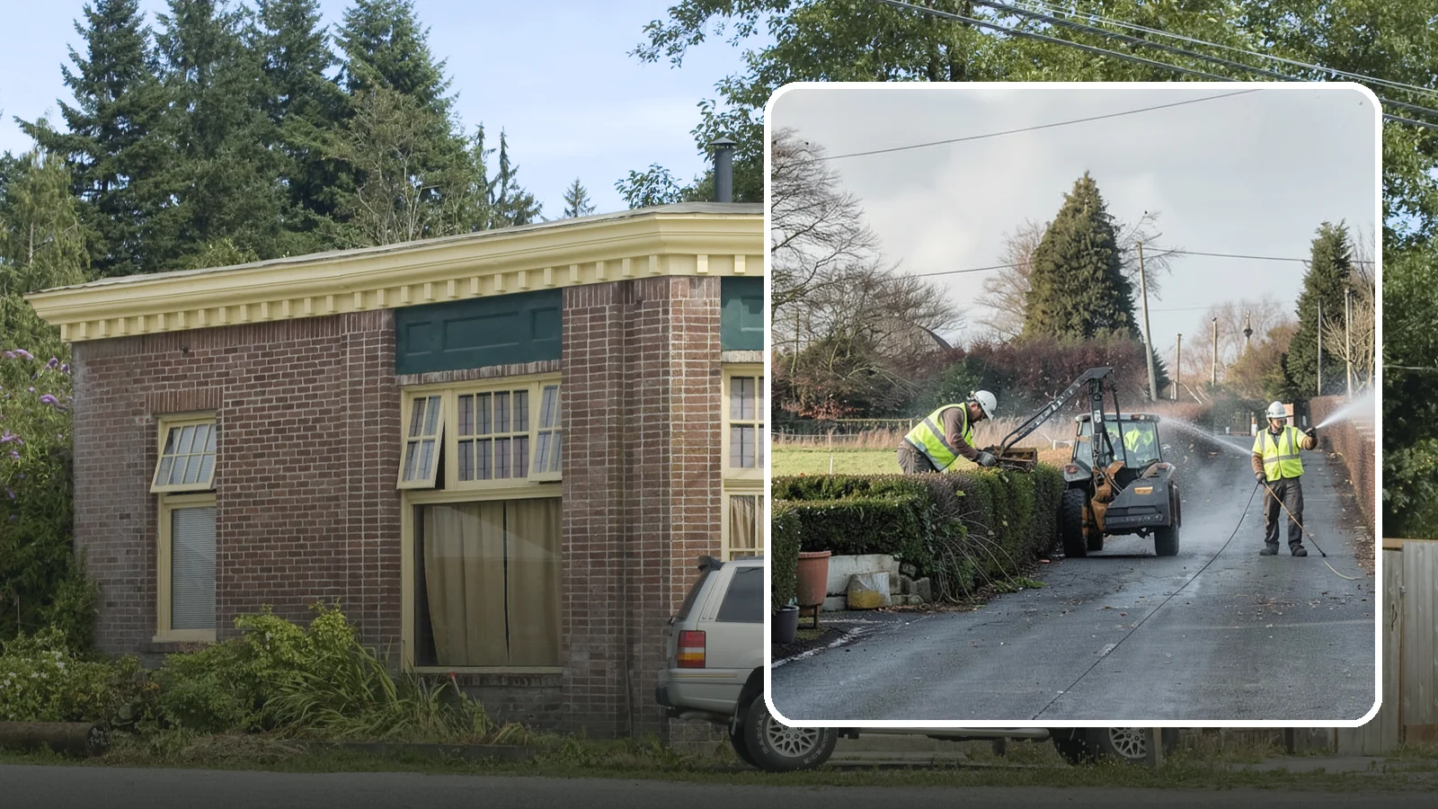 Hedge Trimming in Hamilton, Skagit County, WA - Precise hedge trimming that maintains clean lines, healthy density, and clear sightlines on public property.