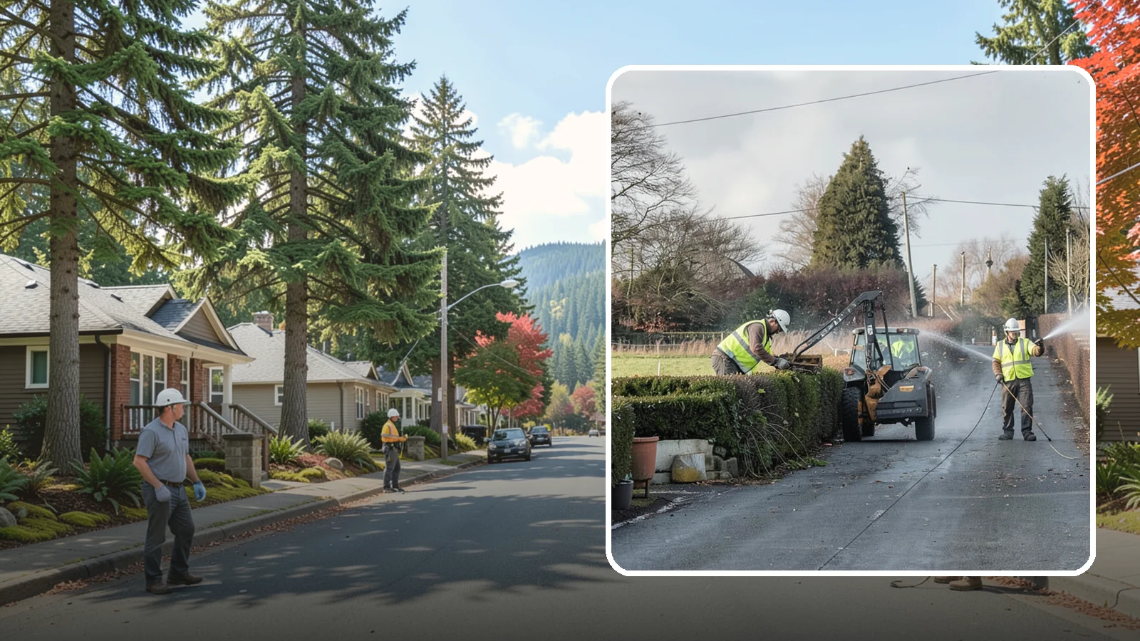 Hedge Trimming in Hunts Point, King County, WA - Precise hedge trimming that maintains clean lines, healthy density, and clear sightlines on public property.