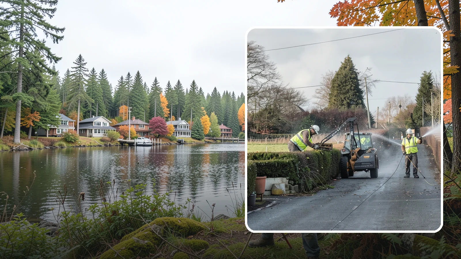 Hedge Trimming in La Conner, Skagit County, WA - Precise hedge trimming that maintains clean lines, healthy density, and clear sightlines on public property.