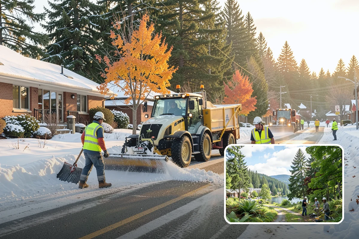 Hedge Trimming in Lake Forest Park, King County, WA - Clean, uniform hedge lines at prominent locations