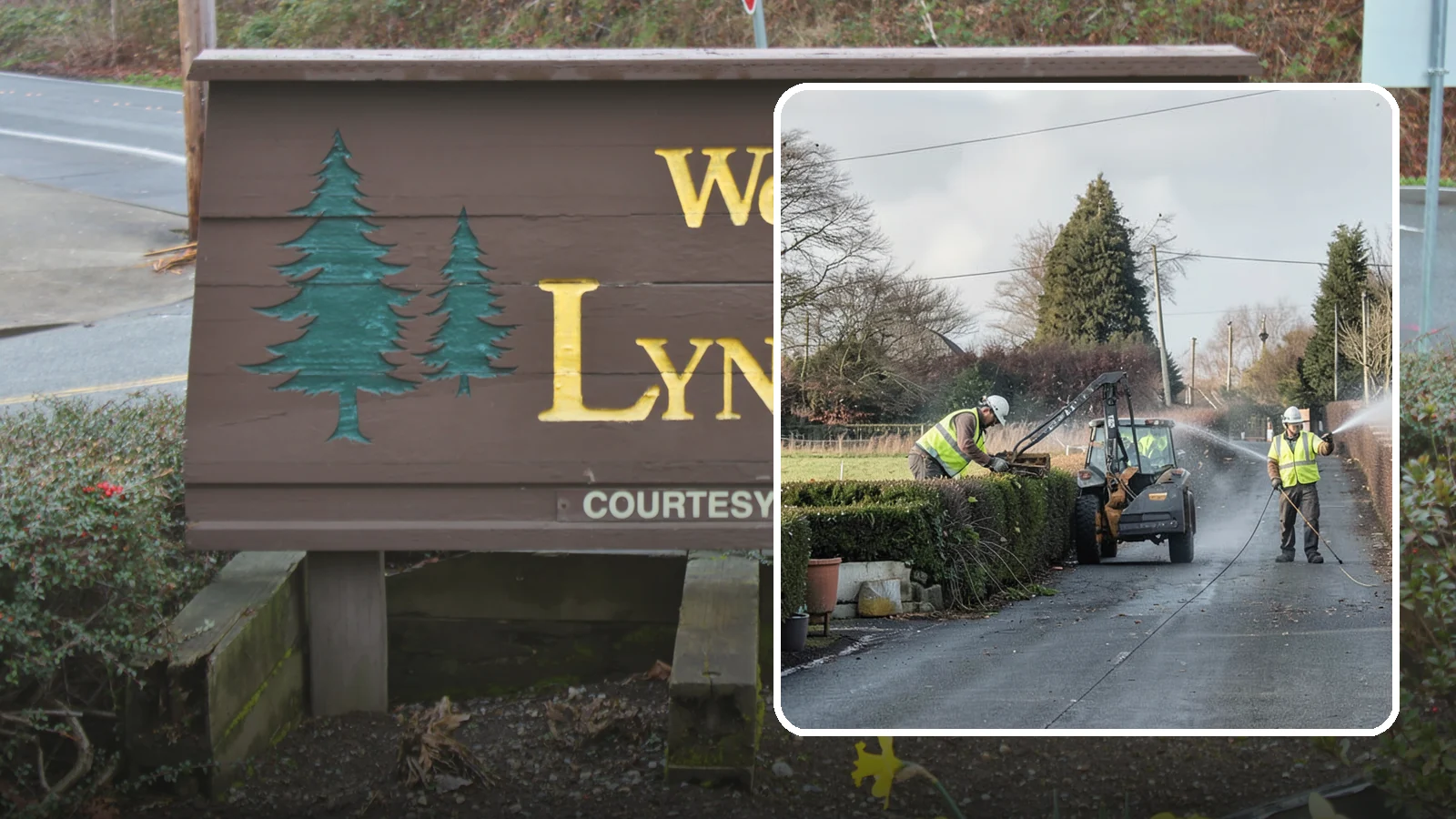 Hedge Trimming in Lynnwood, Snohomish County, WA - Precise hedge trimming that maintains clean lines, healthy density, and clear sightlines on public property.