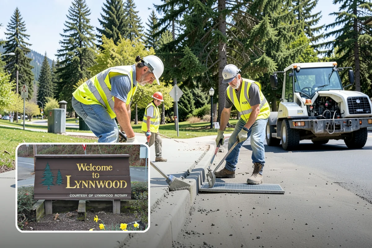 Hedge Trimming in Lynnwood, Snohomish County, WA - Clean, uniform hedge lines at prominent locations