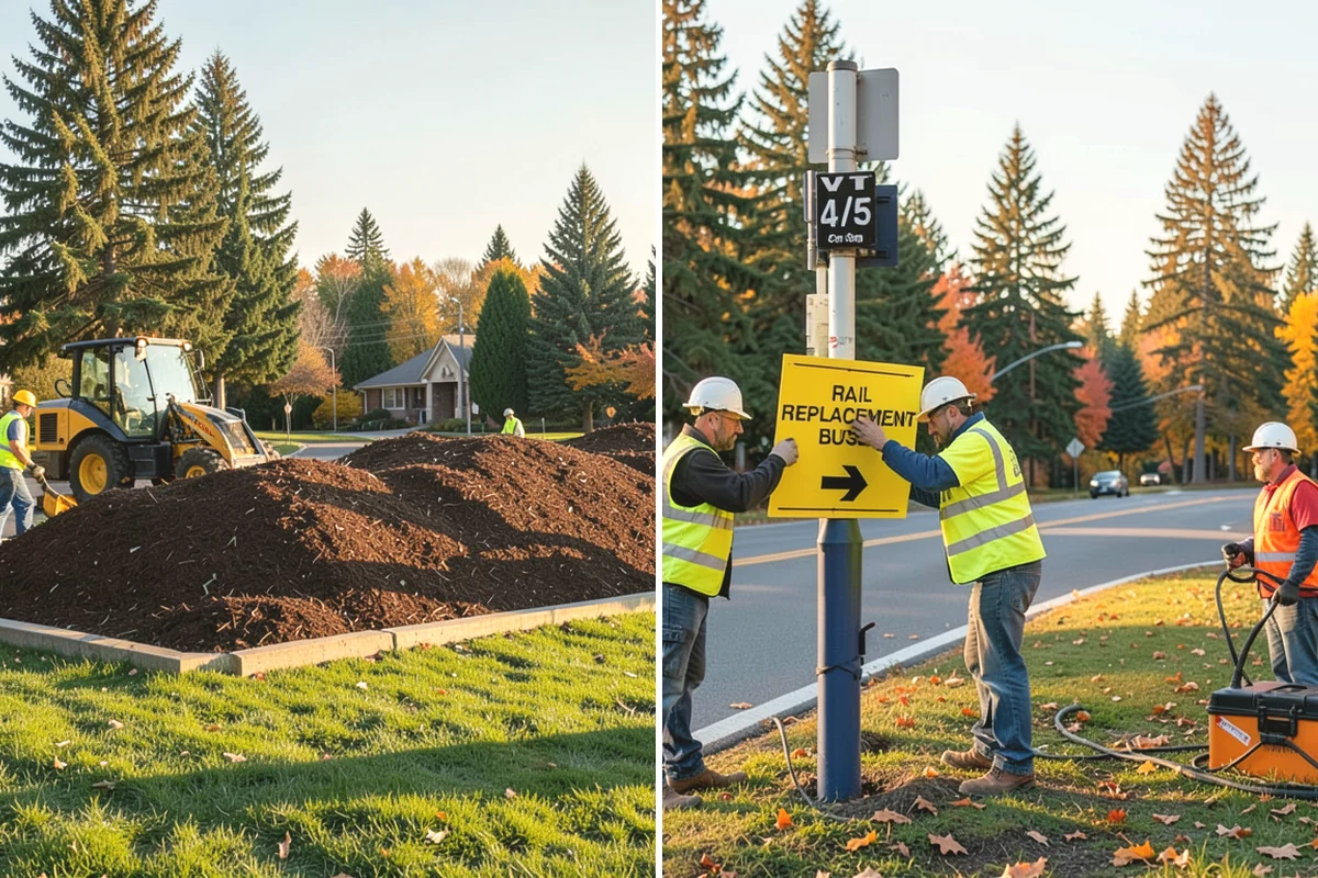 Hedge Trimming in Mercer Island, King County, WA - Map hedge locations and set target dimensions and lines