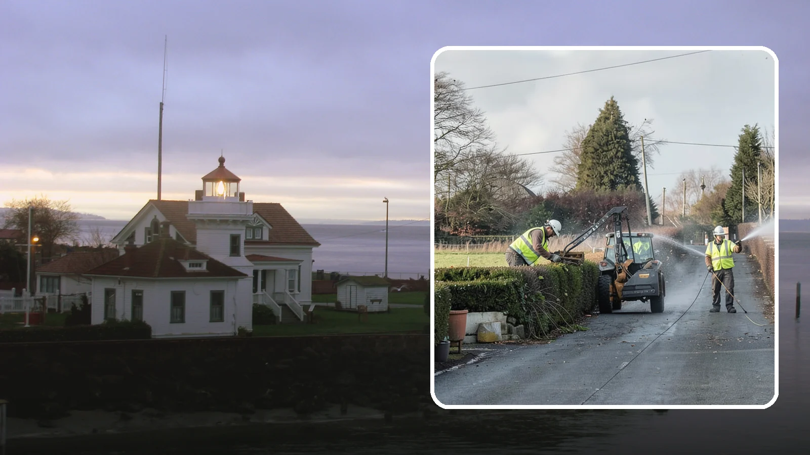 Hedge Trimming in Mukilteo, Snohomish County, WA - Precise hedge trimming that maintains clean lines, healthy density, and clear sightlines on public property.